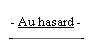 Un pome de Florilge au hasard